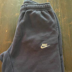 Men's Used Nike Navy Cotton Joggers Sweatpants